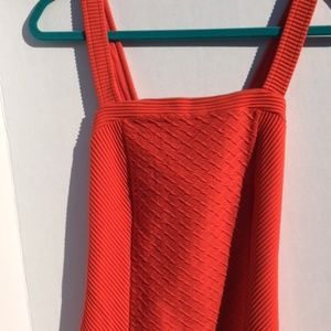 Anthro Deletta Cross Shoulder Tank Top/Shirt Med